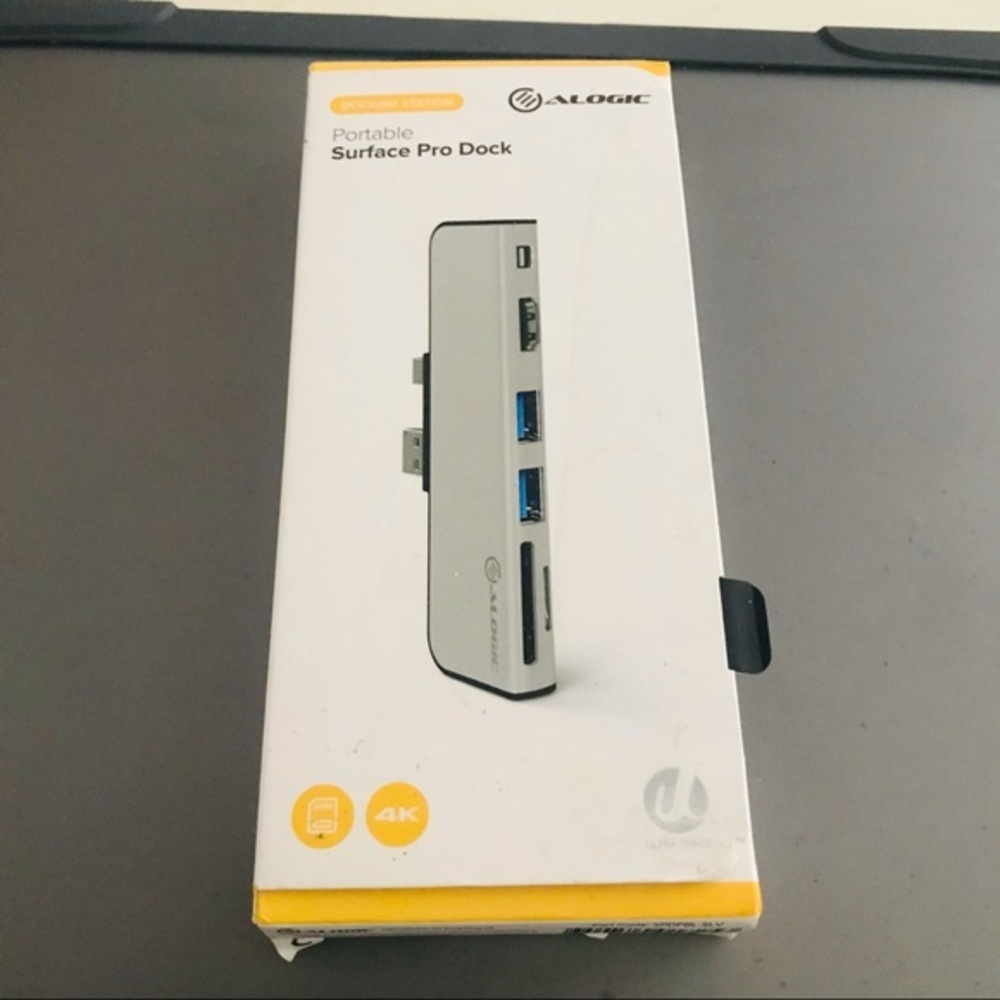 ALOGIC SURFACE PRO DOCK PORTABLE ULTRA SERIES SILVER - Picture 2 of 6